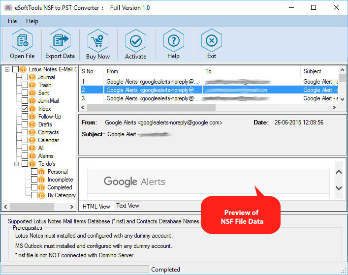 Freeware NSF file converter